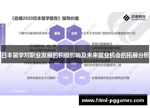 日本留学对职业发展的积极影响及未来就业机会的拓展分析